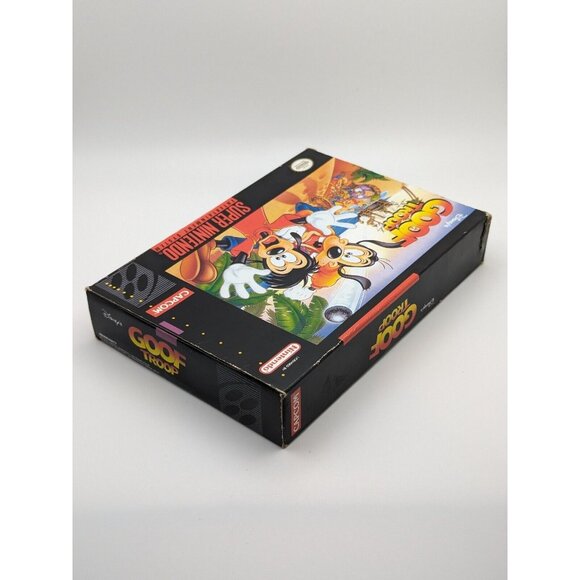 Disney's Goof Troop (Super Nintendo SNES, 1993) w/ Game & Box ~ Tested & Works - Picture 4 of 12